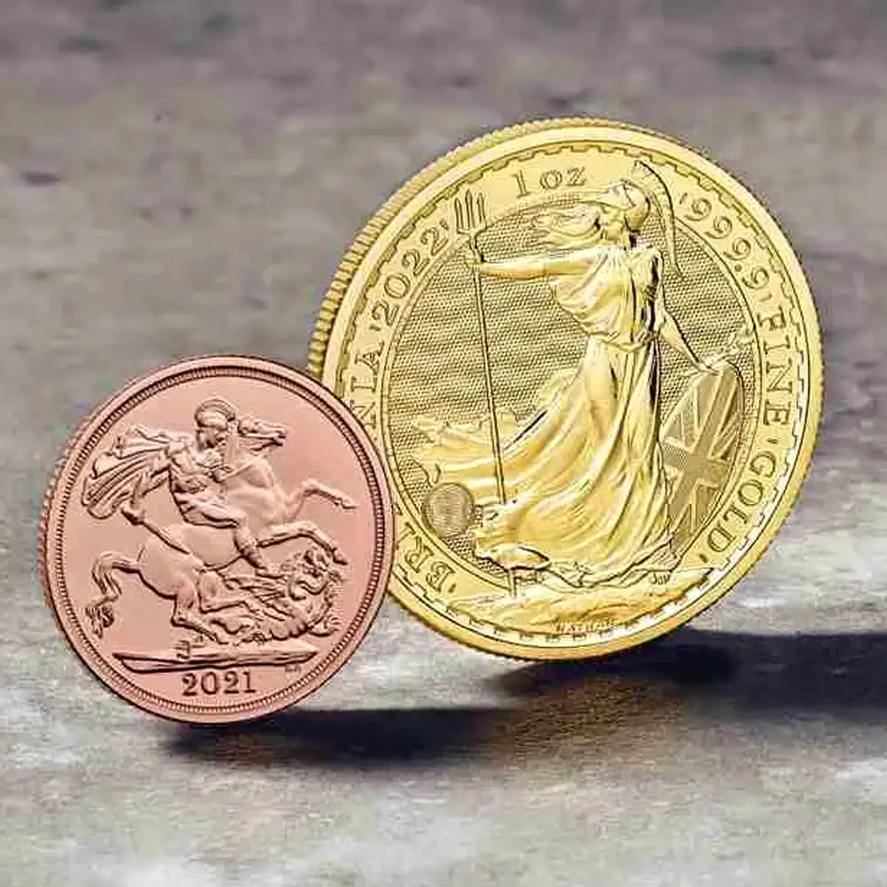 WE TRADE GOLD SOVEREIGNS BRITANNIAS